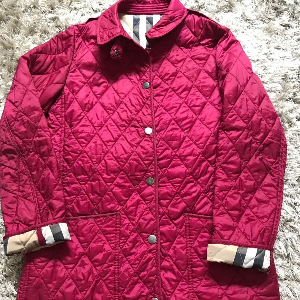 Like new Burberry quilted jacket!